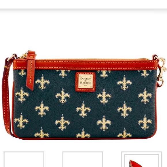 Dooney & Bourke Handbags - HP! Dooney & Bourke Saints Large Slim Wristlet